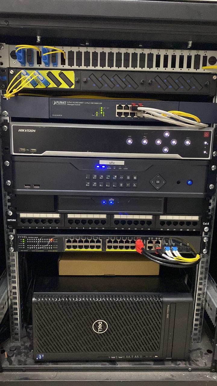 NVR and security cabinet