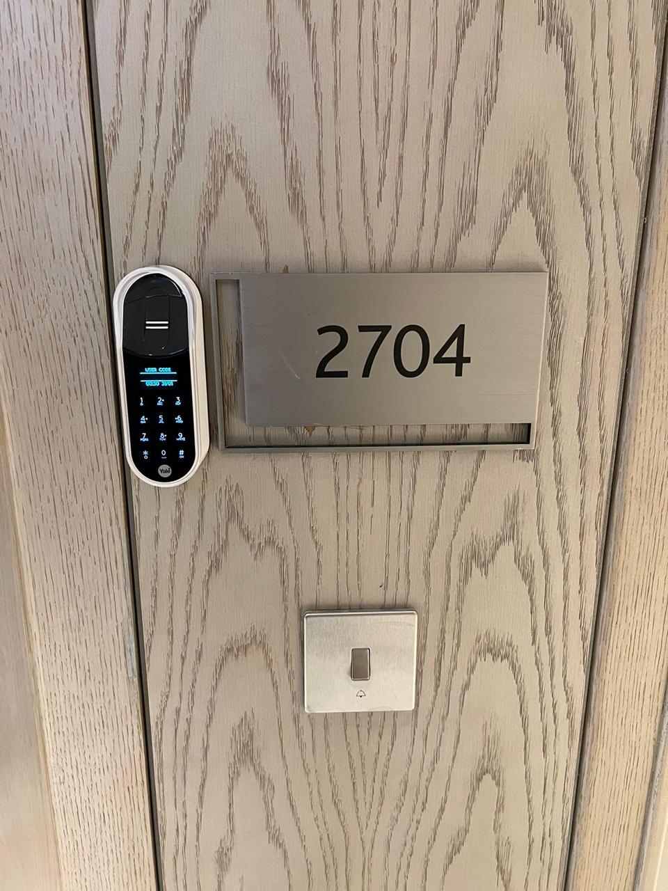 Yale smart lock keypad