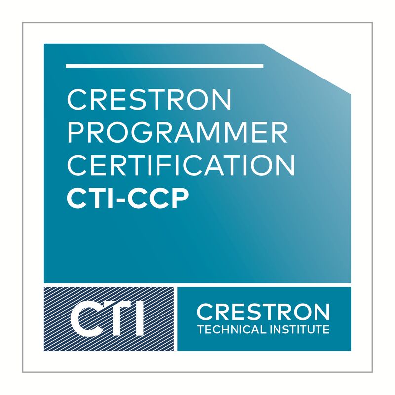 Crestron Programmer Certification — CTI-CCP